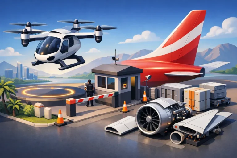 Are eVTOL and Aircraft Parts Allowed in Erisha?