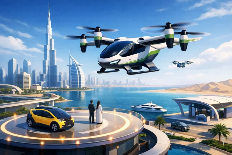 Benefits of Erisha Hub eVTOL Taxi in UAE