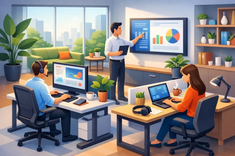 Employees Work More Efficiently in Good Environments