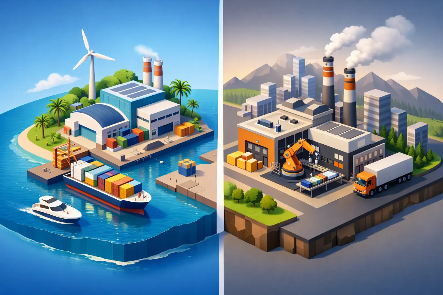 Free Zone vs Mainland Manufacturing