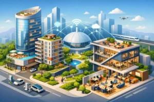 Hotels Residence and Co Working Space in Smart Hub