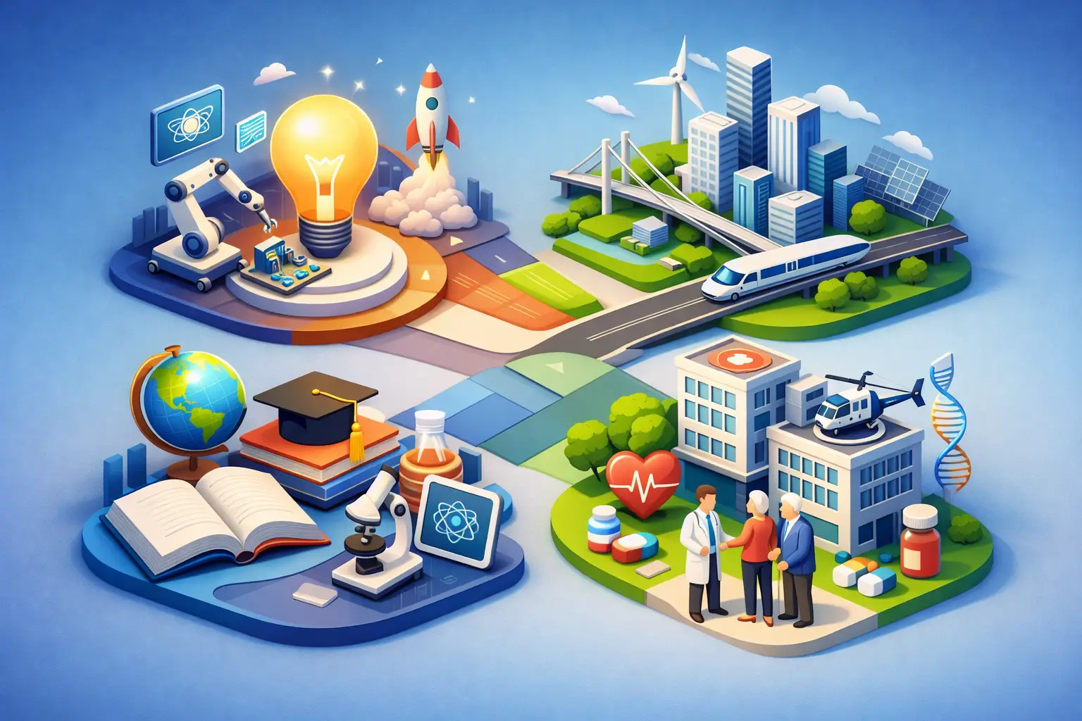 Why Innovation Infrastructure Education Healthcare and Longevity Lead Erisha