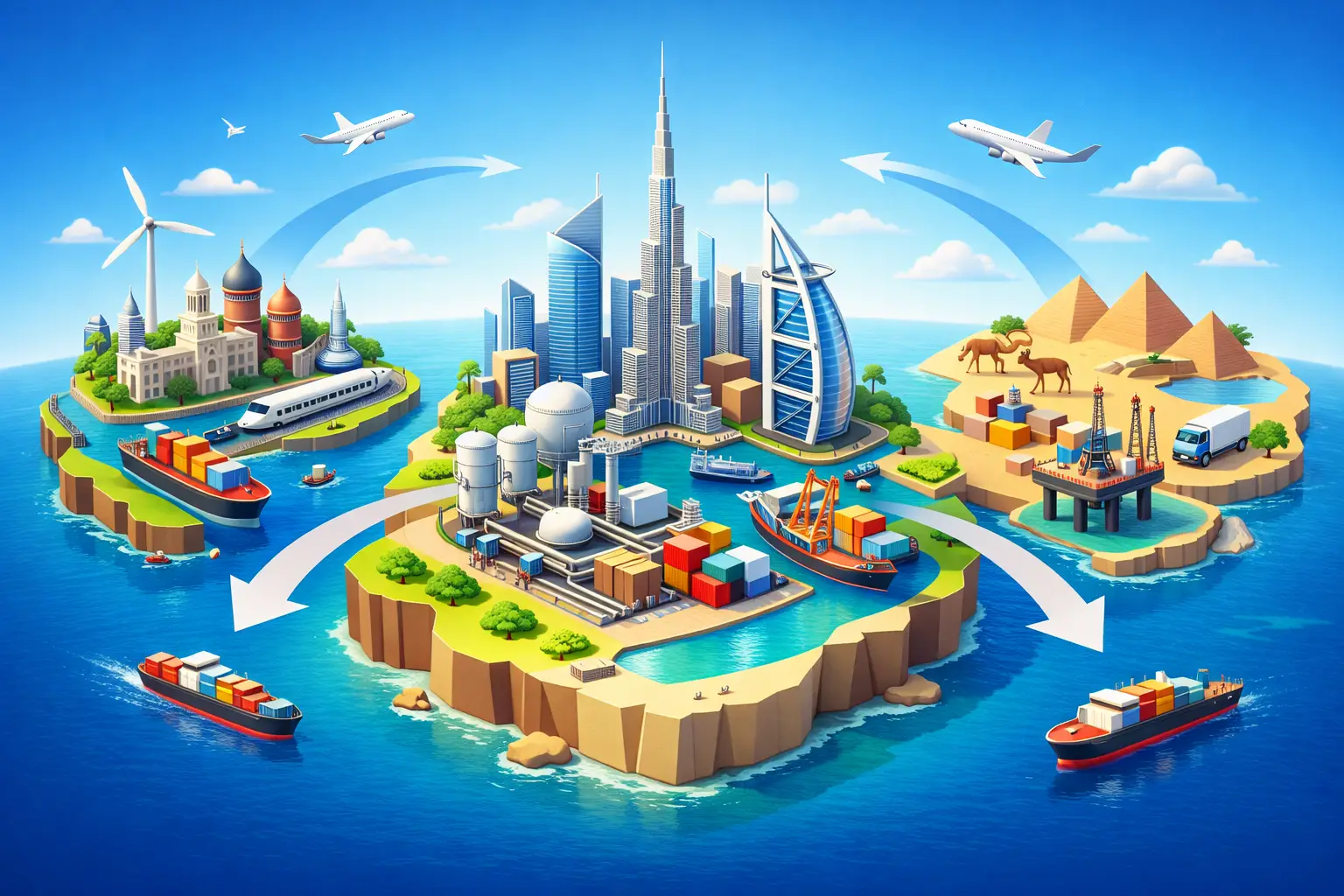 Why UAE Is Best for Industries Serving 3 Regions