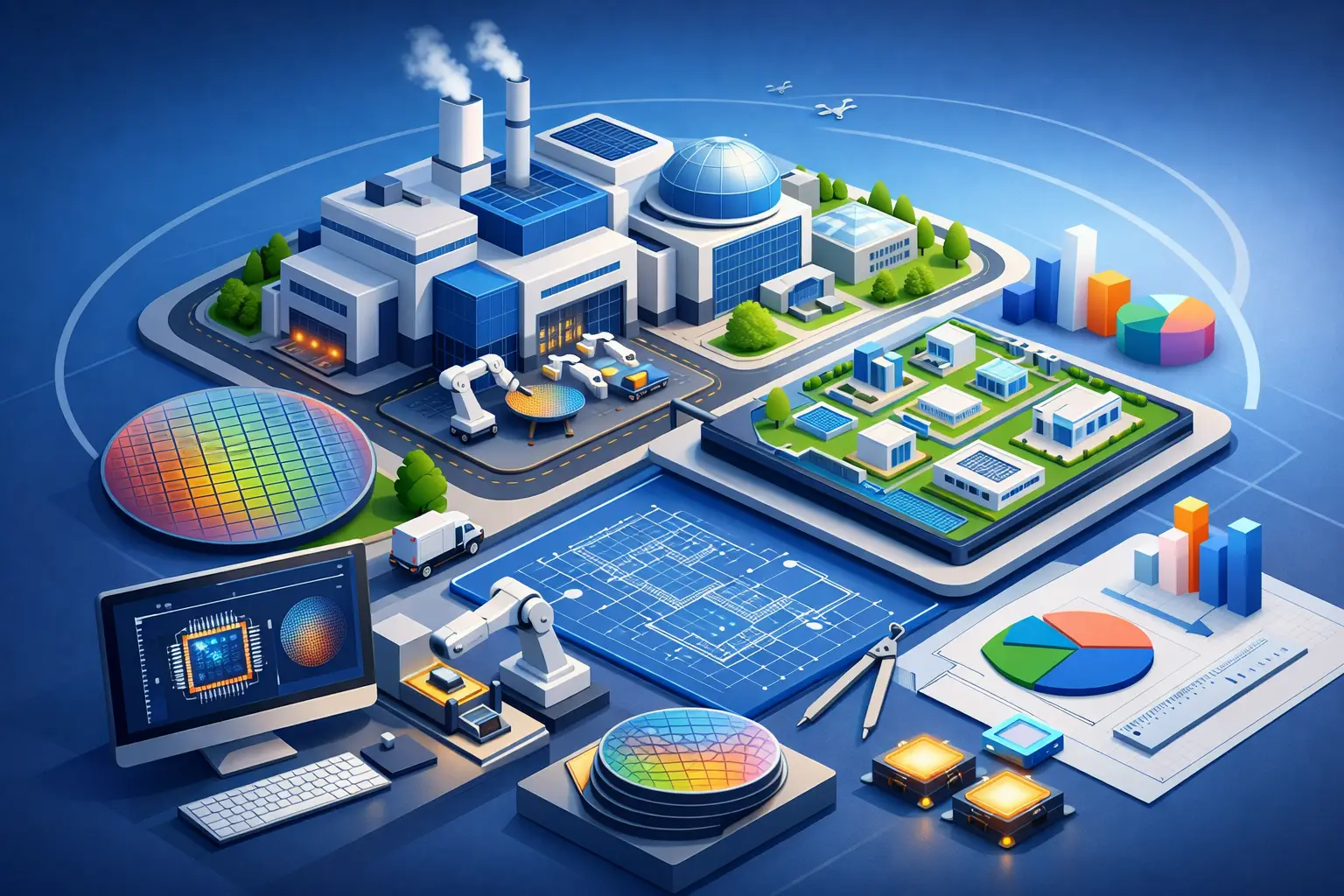 A Semiconductor Hub Planning Example