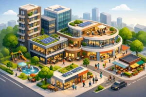Can Mixed-Use Hubs Reduce Churn?