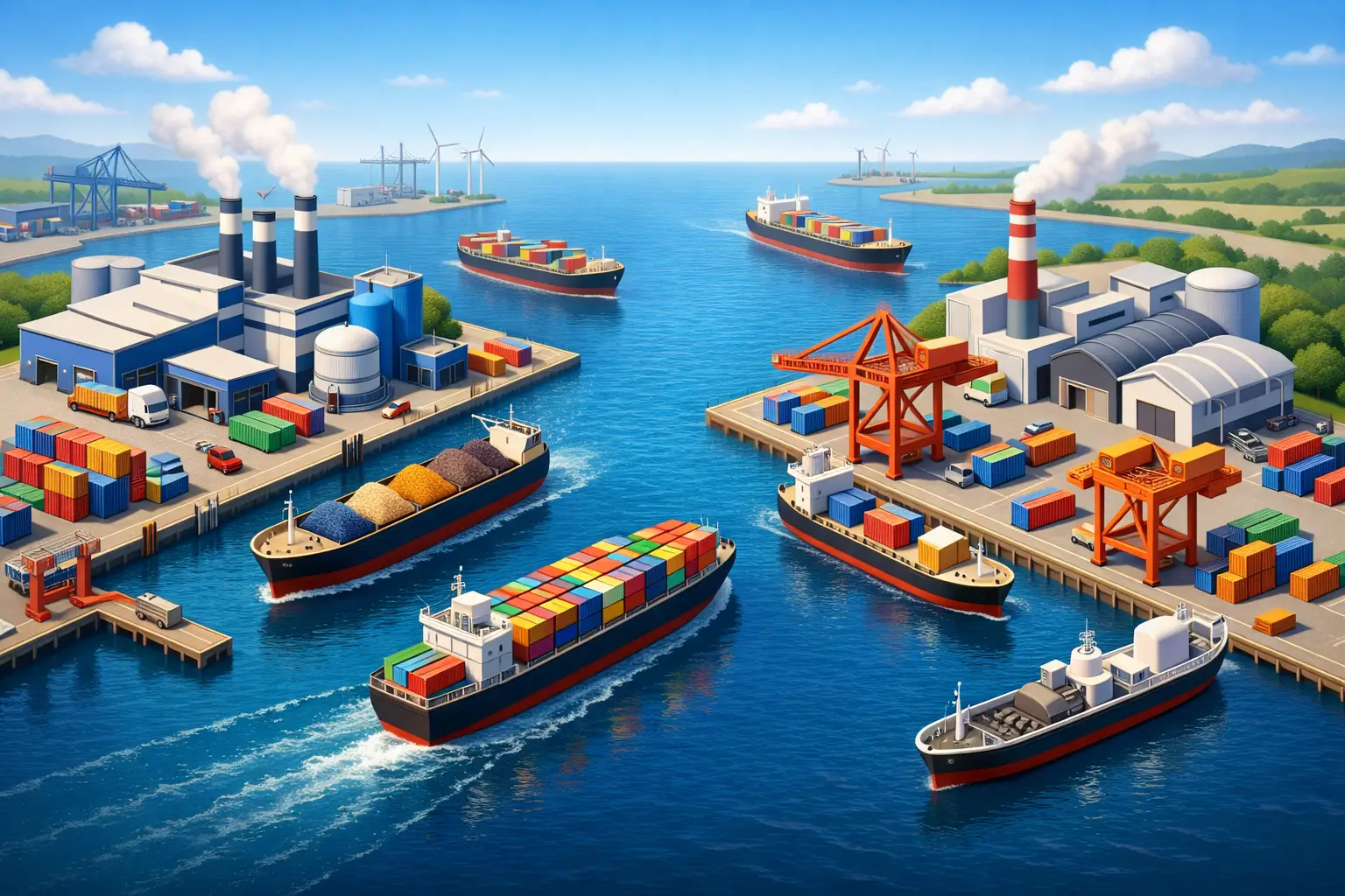 How to Compare Port-Linked Factory Sites