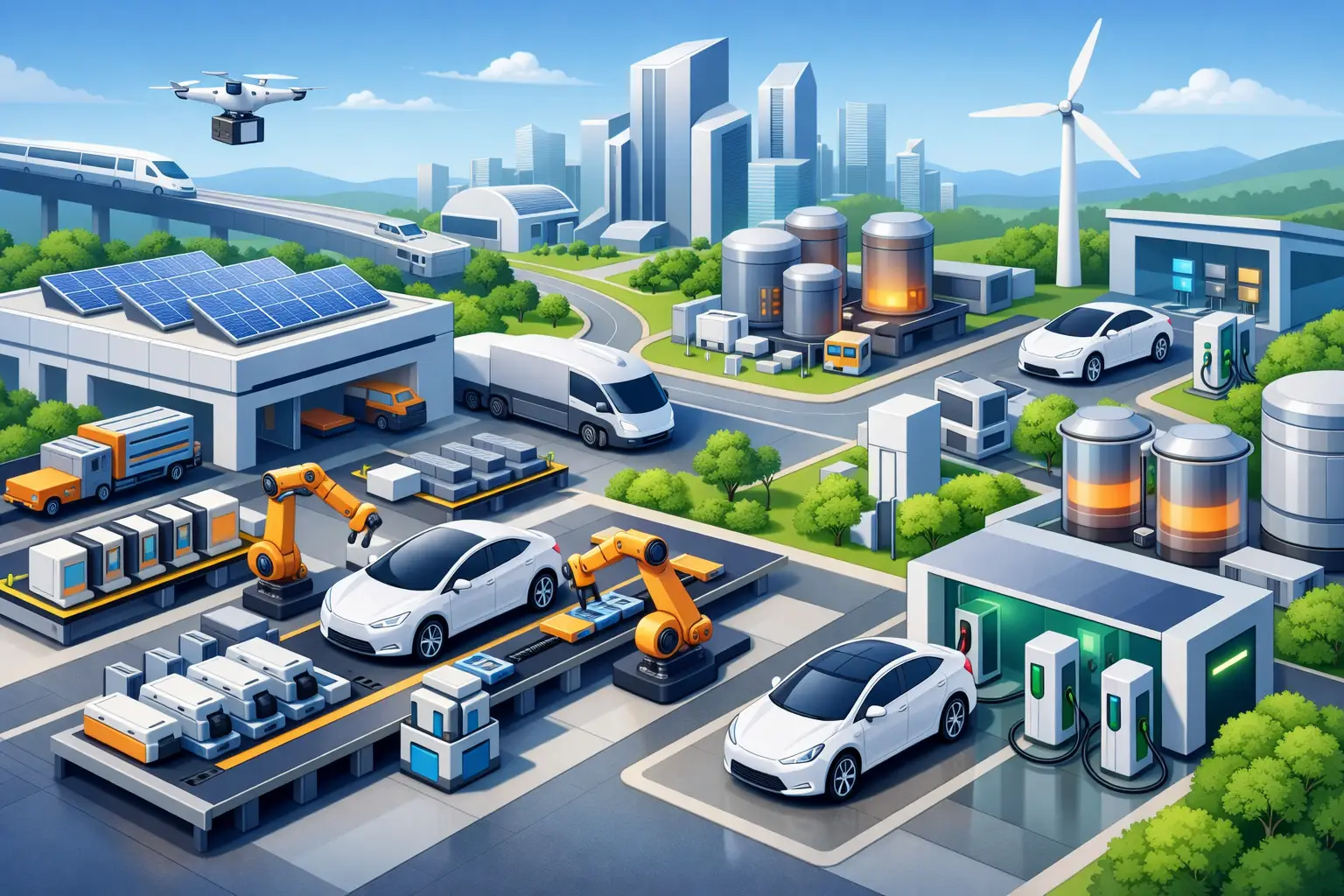 The Future of EV Manufacturing Clusters